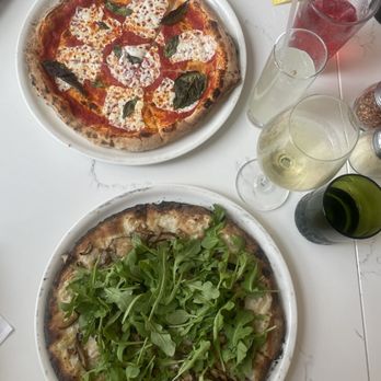 Boema - margherita pizza and gluten free/vegan tartufo - Pizza Near Me - Lenox, Massachusetts