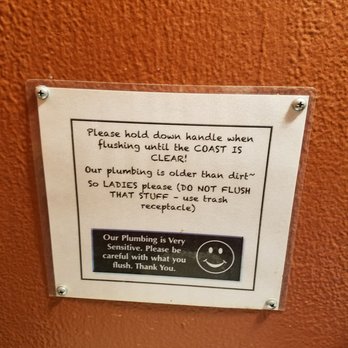 The Cow An Eatery - Be kind to the plumbing please - Diners Near Me - Morrison, Colorado The Cow An Eatery - Be kind to the plumbing please - Diners Near Me - Morrison, Colorado