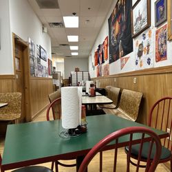 Arden's Burger & Grill - Central - Lots of local sports themed seating!