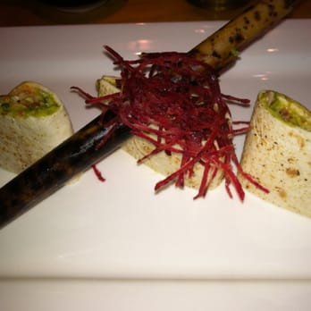 Kushi Sushi - Pepper tuna Fajitas. Pepper tuna, spicy Kani, guacamole, and seaweed salad in seared tortilla = Deliciousness - Sushi Bars Near Me - Nesconset, New York