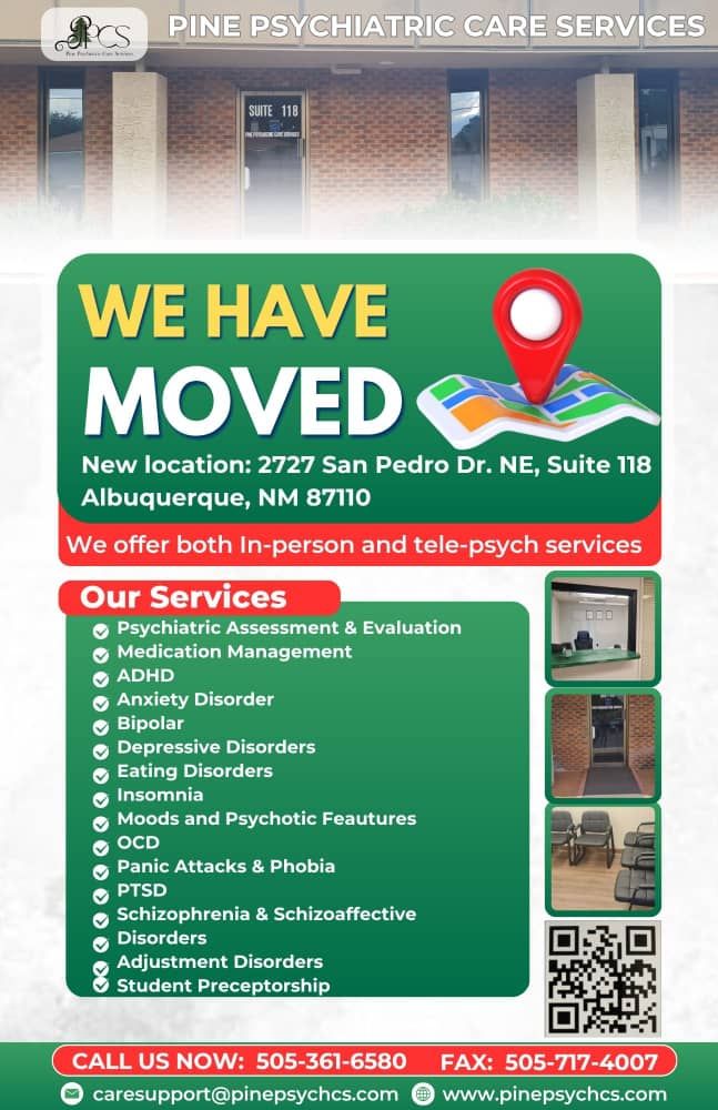 Pine Psychiatric Care Services - grief counselor in Albuquerque, NM