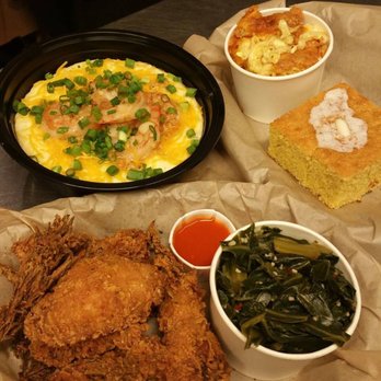 Minnie Bells - a variety of fried food items - Soul Food Near Me Minnie Bells - a variety of fried food items - Soul Food Near Me