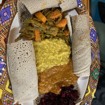 Goorsha - Any 3 Vegan Entrees - Ethiopian Near Me - Durham, North Carolina
