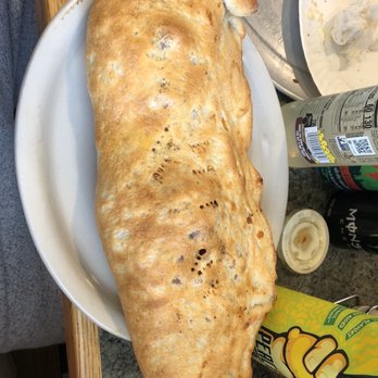 Robbie T's Pizza - BBQ chicken calzone with extra chicken 1 1/2 lbs of pure love and goodness - Pizza Near Me - Jamesville, New York Robbie T's Pizza - BBQ chicken calzone with extra chicken 1 1/2 lbs of pure love and goodness - Pizza Near Me - Jamesville, New York