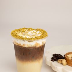 CHA Street Food - Iced Pistachio Latte