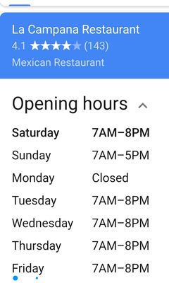 La Campana Restaurant by null