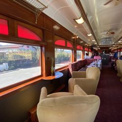 Napa Valley Wine Train - Inside the train
