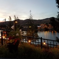 Chelan House Bed & Breakfast - View from the patio while relaxing the evening away.