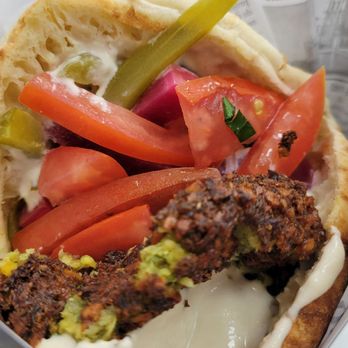 De Babel - Their falafel pita.  The falafel is great! - Mediterranean Near Me - Scottsdale, Arizona