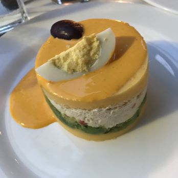 CVI.CHE 105 - Causa de Causa De Cangrejo Con Palta- bland, I would not order again - Seafood Near Me - Miami Beach, Florida CVI.CHE 105 - Causa de Causa De Cangrejo Con Palta- bland, I would not order again - Seafood Near Me - Miami Beach, Florida