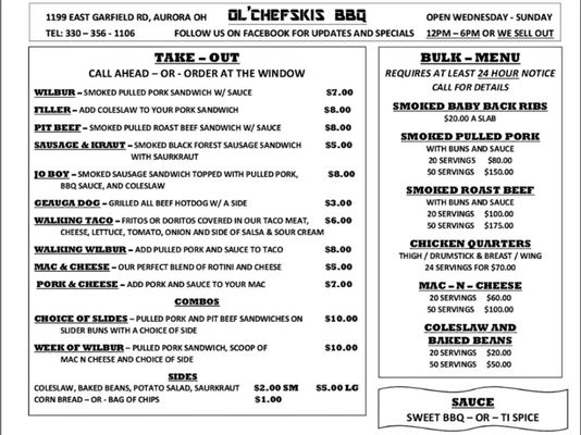 Menu photo 7 Ol'chefskis BBQ Aurora, OH Menu photo 7 Ol'chefskis BBQ Aurora, OH