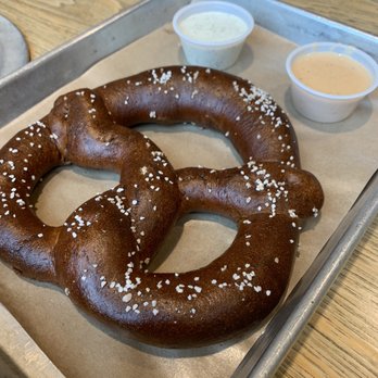 Pinthouse Pizza - Pretzel with jalapeño ranch and Queso! - Pizza Near Me - Austin, Texas Pinthouse Pizza - Pretzel with jalapeño ranch and Queso! - Pizza Near Me - Austin, Texas