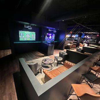 EVA - Esports Virtual Arenas - AR Darts! We loved taking over this little nook and having just what felt like a private party. Its close to the bar! - Sports Bars Near Me - FlowerMound, Texas