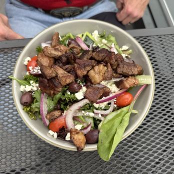 Antlers Rooftop Tavern - Mediterranean Salad - Bars Near Me - Estes Park, Colorado