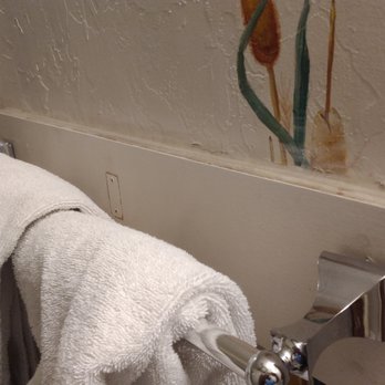 Timberline Lodge - The other bathroom towel rack is just holes in the wall and this last one is barely hanging on. - Hotels Near Me - Big Bear Lake, California Timberline Lodge - The other bathroom towel rack is just holes in the wall and this last one is barely hanging on. - Hotels Near Me - Big Bear Lake, California