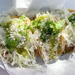 Spanglish - Tacos with chicken.