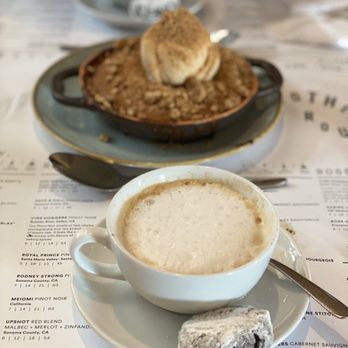 Sixty Vines - Seasonal Peach Cobbler & expresó. - New American Near Me - Plano, Texas Sixty Vines - Seasonal Peach Cobbler & expresó. - New American Near Me - Plano, Texas