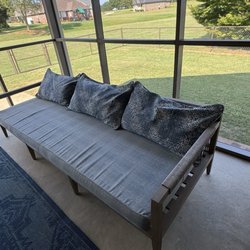 Pottery Barn Outlet - Bought this super comfortable and durable porch sofa a year ago.