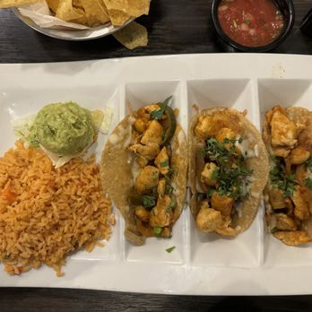 Cristina's Fine Mexican Restaurant - Murphy - three tacos and rice - Mexican Near Me - Murphy, Texas Cristina's Fine Mexican Restaurant - Murphy - three tacos and rice - Mexican Near Me - Murphy, Texas