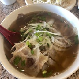 I got the small bowl of pho brisket