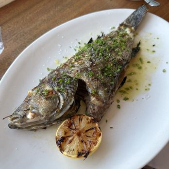 Anker - Grilled Seabass (the best Seabass of my life!!) - Seafood Near Me - Greenport, New York