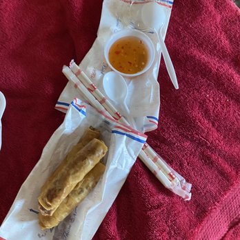 Ba Le Dorchester - egg rolls with nuoc mam (fish sauce) - Vietnamese Near Me - Boston, Massachusetts