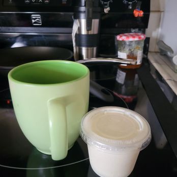Noori - San Bruno - $3.99 for this small container of rice pudding?!? Total RIP OFF See the size compared to a normal cup - Indian Near Me - San Bruno, California Noori - San Bruno - $3.99 for this small container of rice pudding?!? Total RIP OFF See the size compared to a normal cup - Indian Near Me - San Bruno, California