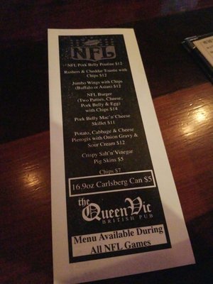 Menu photo 3 The Queen Vic Washington, DC, DC