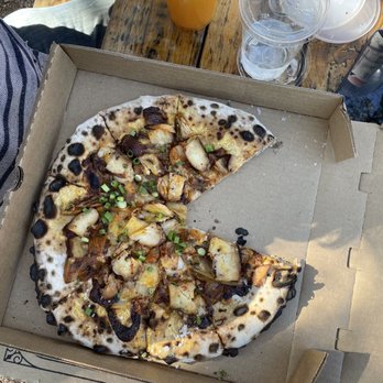 Jester King Brewery - Joyce pizza with Kimchi - Breweries Near Me - Austin, Texas Jester King Brewery - Joyce pizza with Kimchi - Breweries Near Me - Austin, Texas