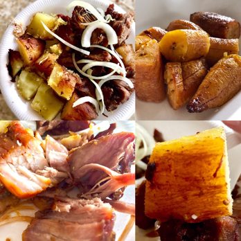El Verde BBQ - Carnitas frites and sweet potato - Barbeque Near Me - Rio Grande, Puerto Rico