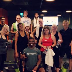 Orangetheory Fitness - The London OTF Crew with instructor Meite