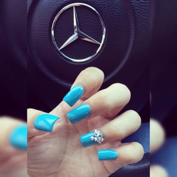 Love Nails - Full Set done by Emily  I love them so beautiful!!! Perfect for summer! - Nail Technicians Near Me - Chino, California