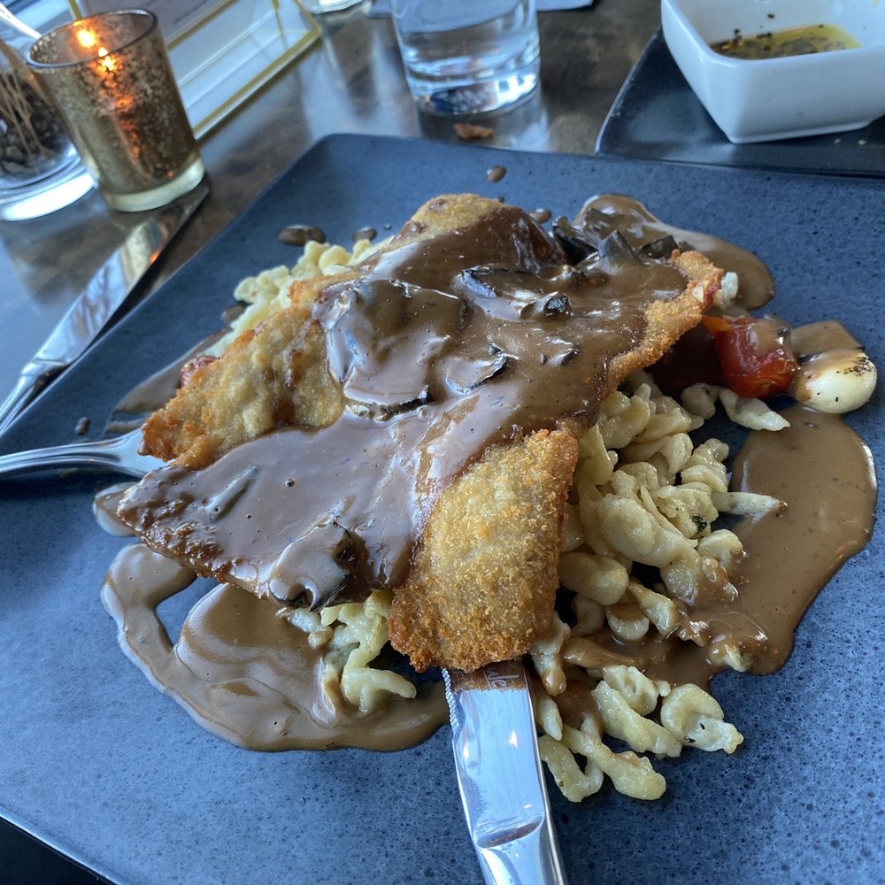 Hangar One Bistro Eatery & Bar - Veal Schnitzel - New American Near Me - St. Augustine, Florida Hangar One Bistro Eatery & Bar - Veal Schnitzel - New American Near Me - St. Augustine, Florida