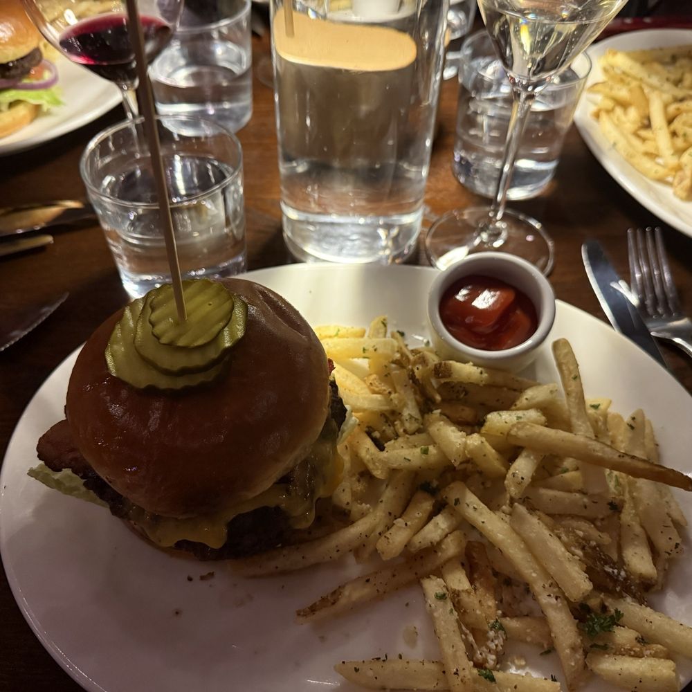 Corso Italian Steak - Happy hour burger packed with bacon for $12 (2/3/26) - Steakhouses Near Me - Boise, Idaho