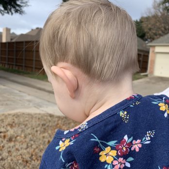Sharkey's Cuts for Kids - Uneven and so high above the ear. Not sure why anyone would want this. - Hair Salons Near Me - Frisco, Texas Sharkey's Cuts for Kids - Uneven and so high above the ear. Not sure why anyone would want this. - Hair Salons Near Me - Frisco, Texas