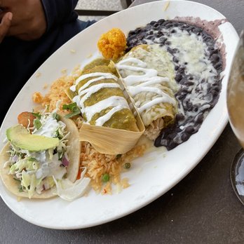 Tequila Jack's - Combo plate with enchilada, tamale, and taco - Bars Near Me - Long Beach, California Tequila Jack's - Combo plate with enchilada, tamale, and taco - Bars Near Me - Long Beach, California