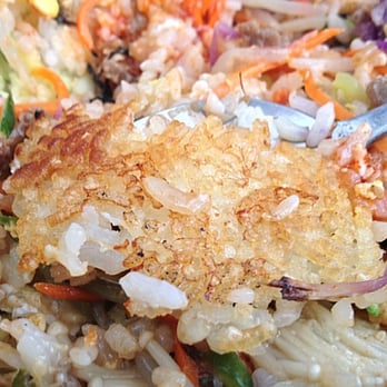 The Crew - Bibimbap crispy rice crust. Could of used more sesame oil. - Korean Near Me - San Francisco, California The Crew - Bibimbap crispy rice crust. Could of used more sesame oil. - Korean Near Me - San Francisco, California