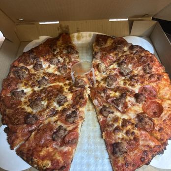 Happy Pizza - Custom pepperoni and sausage - Pizza Near Me - Manteca, California