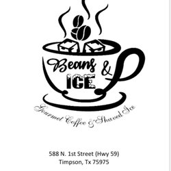 Beans & Ice - Logo/Address/Phone Number
