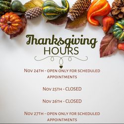 Essential Massage and  Wellness - Thanksgiving holiday hours are limited. Be sure to checkout our schedule if there's anything you need before we close for the holiday.