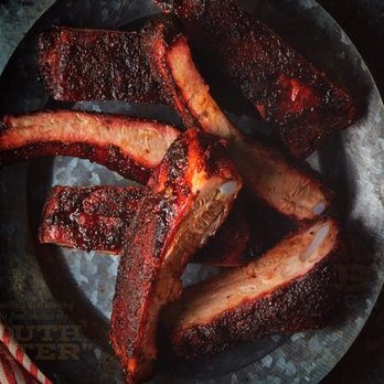 True Texas BBQ - a plate of ribs - Barbeque Near Me - Manvel, Texas