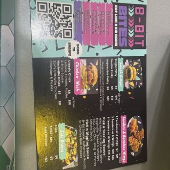 8-Bit Bites - Part of the menu - Halal Near Me - Brooklyn, New York