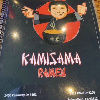 Kamisama Ramen - Menu - Japanese Near Me - Bakersfield, California Kamisama Ramen - Menu - Japanese Near Me - Bakersfield, California