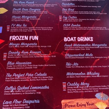 Tiki Docks Riverview - Cocktail collection - Salad Near Me - Riverview, Florida