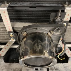 Vince's Custom Welding - Brackets fitted, welded and installed behind truck grill.