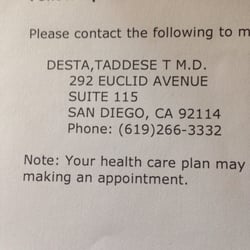 Taddese Desta, MD