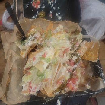 Salty J's - Cold shitty chicken nachos were they forgot the chicken. - American Near Me - St. Petersburg, Florida Salty J's - Cold shitty chicken nachos were they forgot the chicken. - American Near Me - St. Petersburg, Florida