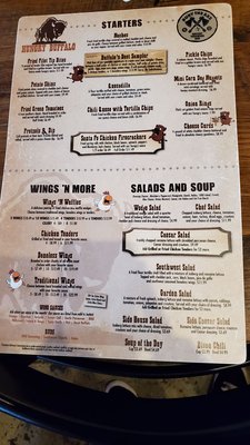 Menu photo 8 Hungry Buffalo Logan, OH
