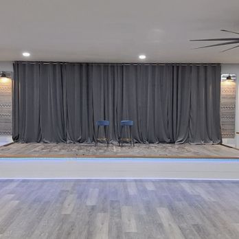 La Sala Event Center - 20' x 10' Stage with Professional Sound System - Comedy Clubs Near Me - Navarre, Florida La Sala Event Center - 20' x 10' Stage with Professional Sound System - Comedy Clubs Near Me - Navarre, Florida