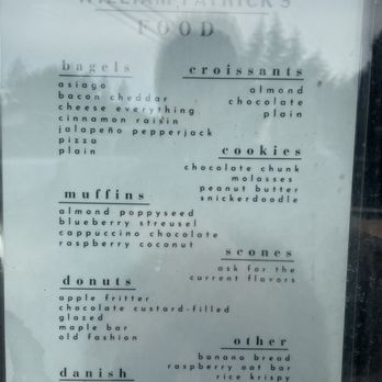 William Patrick's Coffee - Menu - Coffee & Tea Near Me - Gig Harbor, Washington William Patrick's Coffee - Menu - Coffee & Tea Near Me - Gig Harbor, Washington